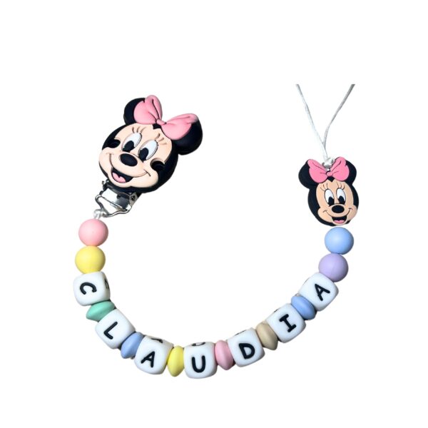 Chupetero minnie multicolor
