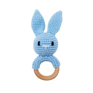 Sonajero conejo azul