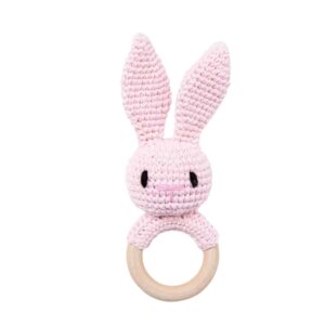 Sonajero conejo pink