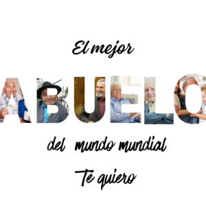 Placa abuelo con fotos 💕