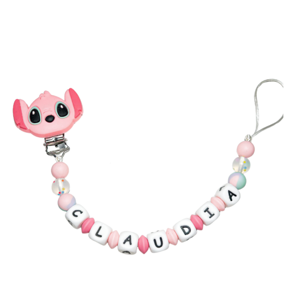 Chupetero stich rosa