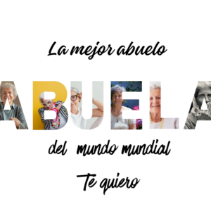 Placa abuela con fotos 💕
