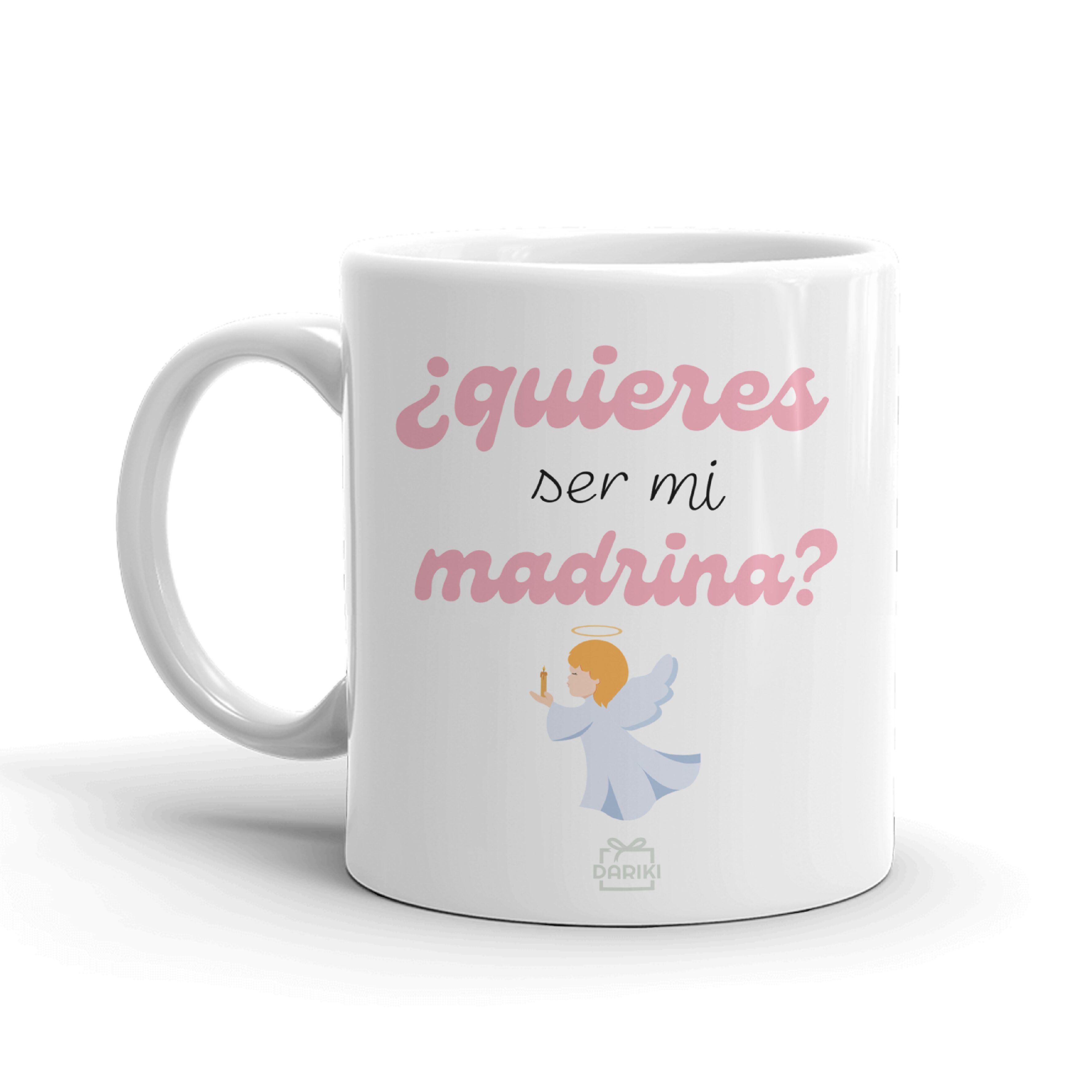 Taza madrina ángel