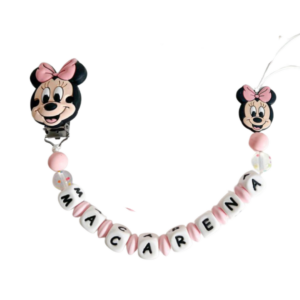 Chupetero minnie pink