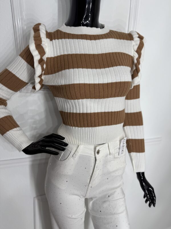 Jersey rayas con volante - Imagen 2