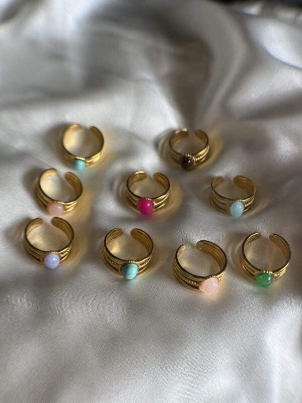 Anillo piedra al azar - Imagen 4