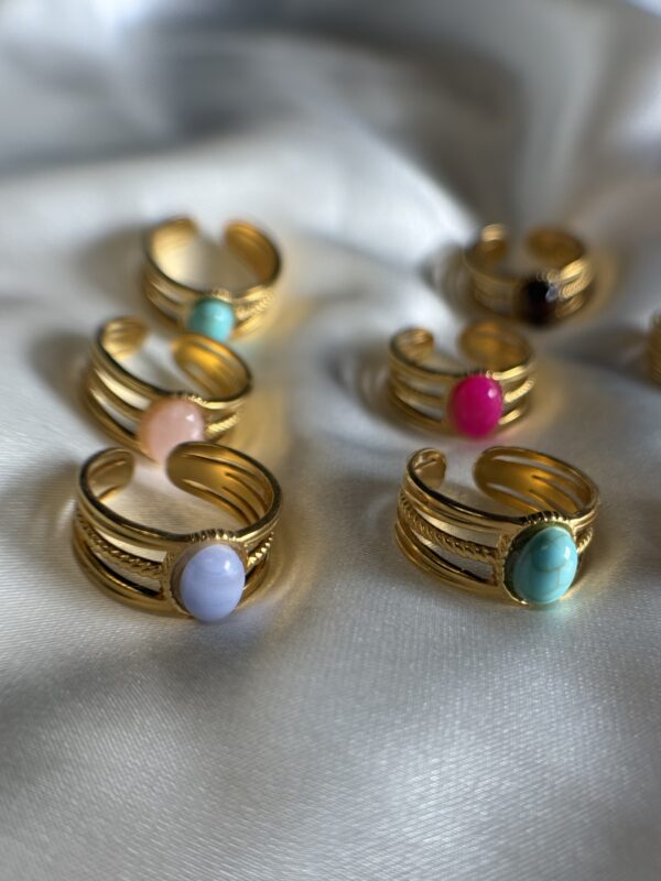 Anillo piedra al azar - Imagen 2