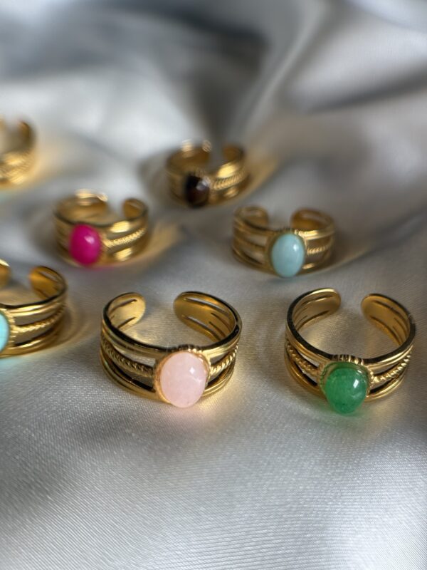 Anillo piedra al azar - Imagen 3