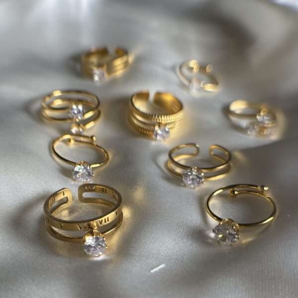 Anillo diamante al azar