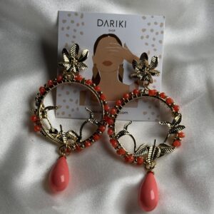 Pendientes coral