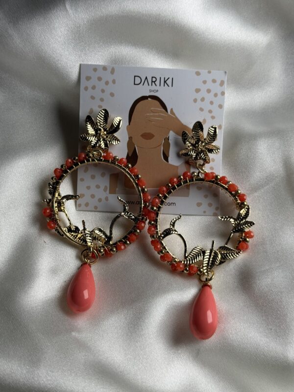 Pendientes coral