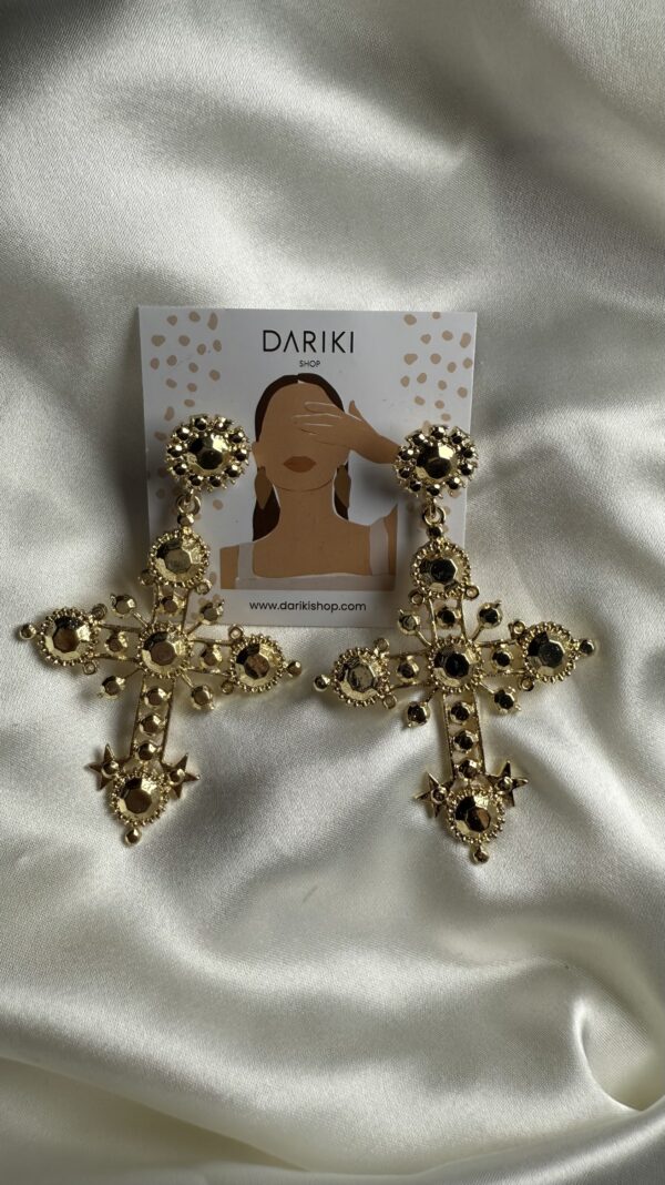 Pendientes cruz - Imagen 2