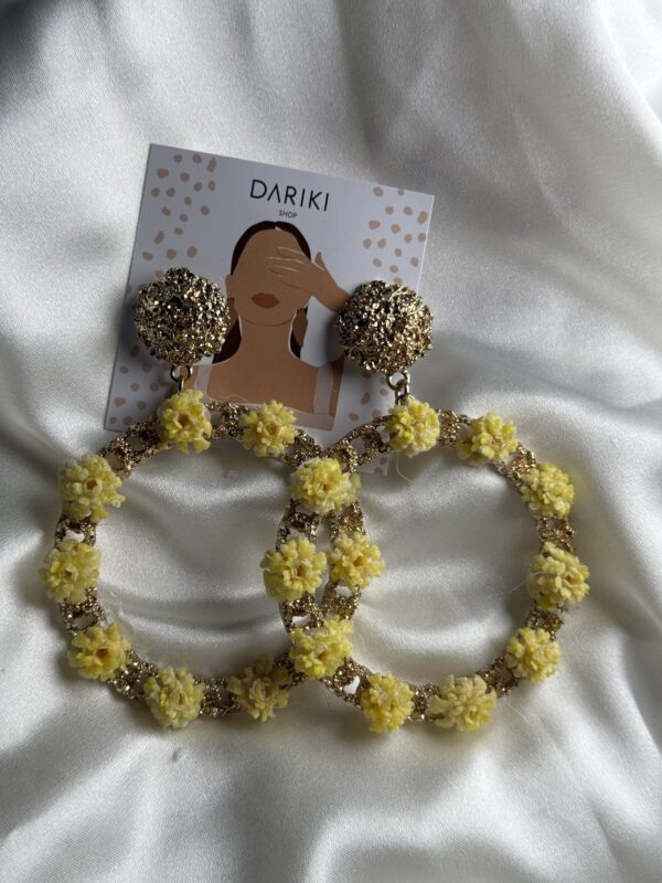 Pendientes flor de mayo