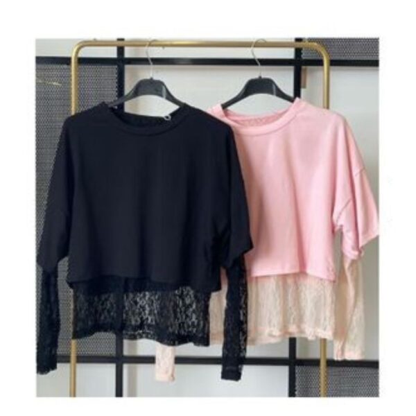 Conjunto encaje negro - Imagen 3