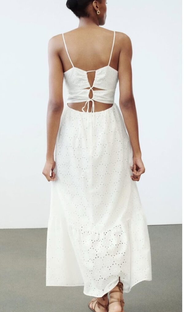 Vestido perforado sara