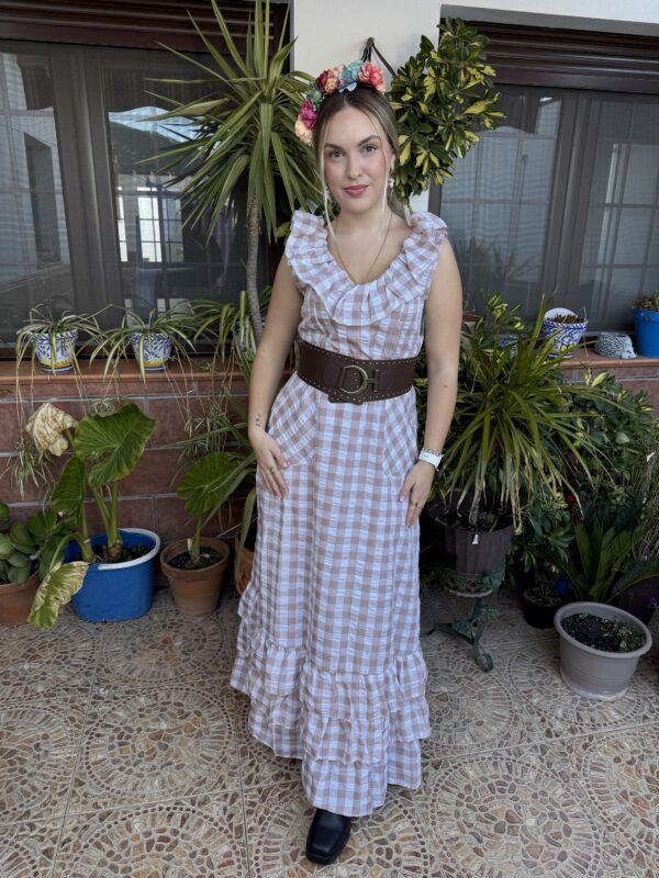 Vestido vichy flamenca - Imagen 5