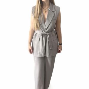 Conjunto gris traje